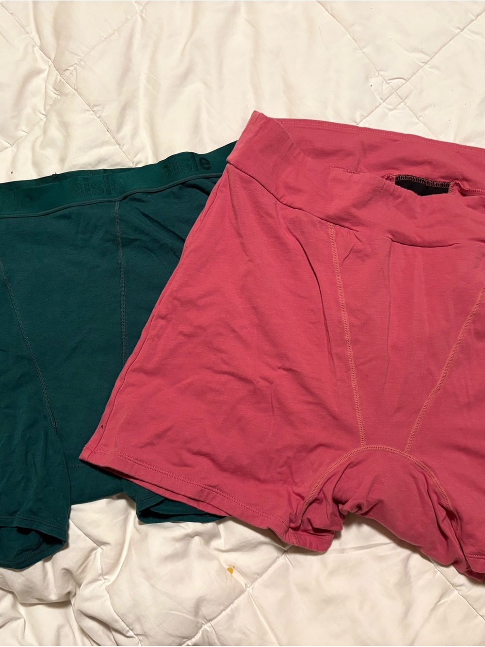 Aisle and The Period Company boxer brief bundle woman’s 2X reusable period panti